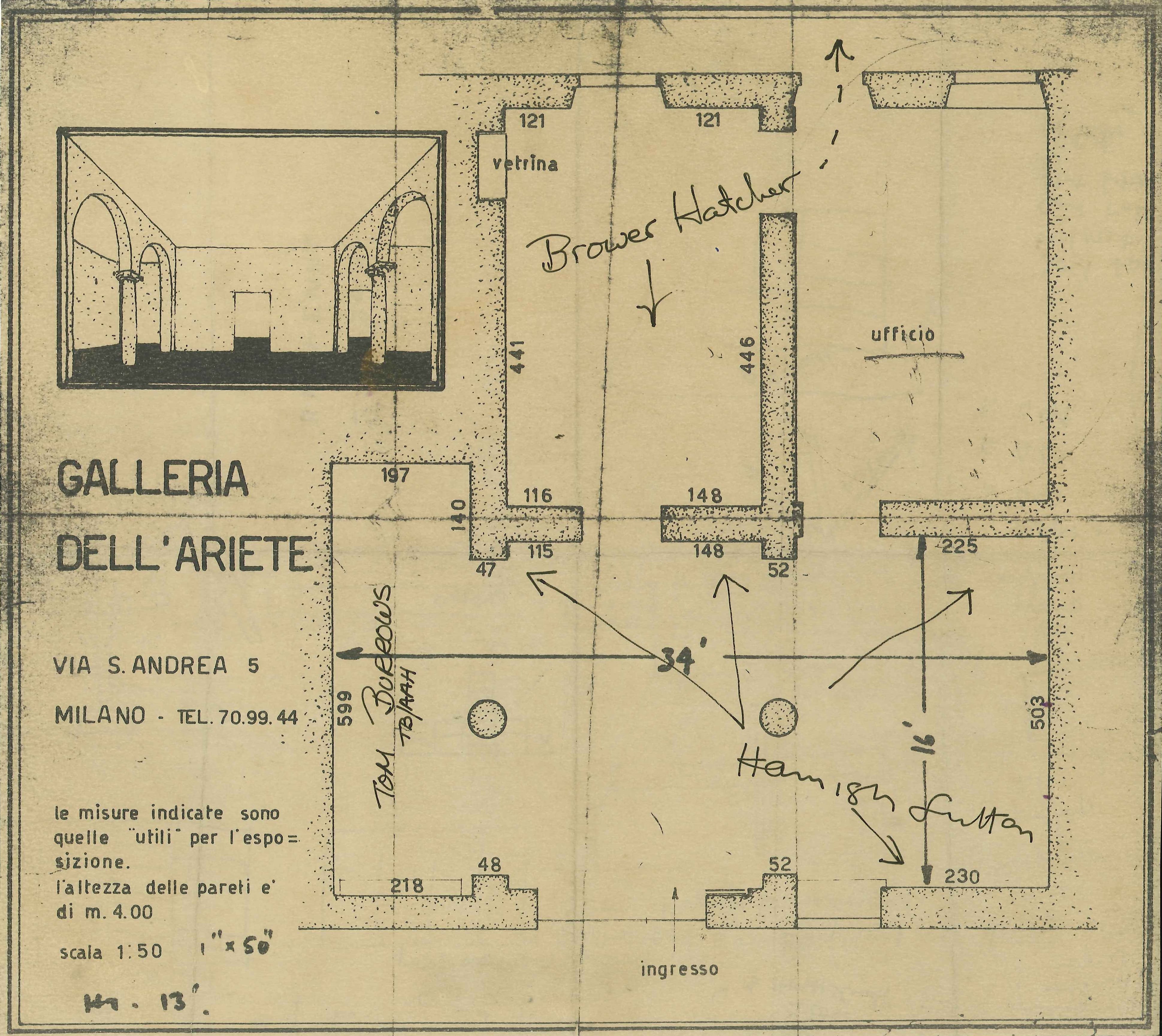 GALLERIA DELL'ARIETE. UNA STORIA DOCUMENTARIA a cura di Caterina Toschi