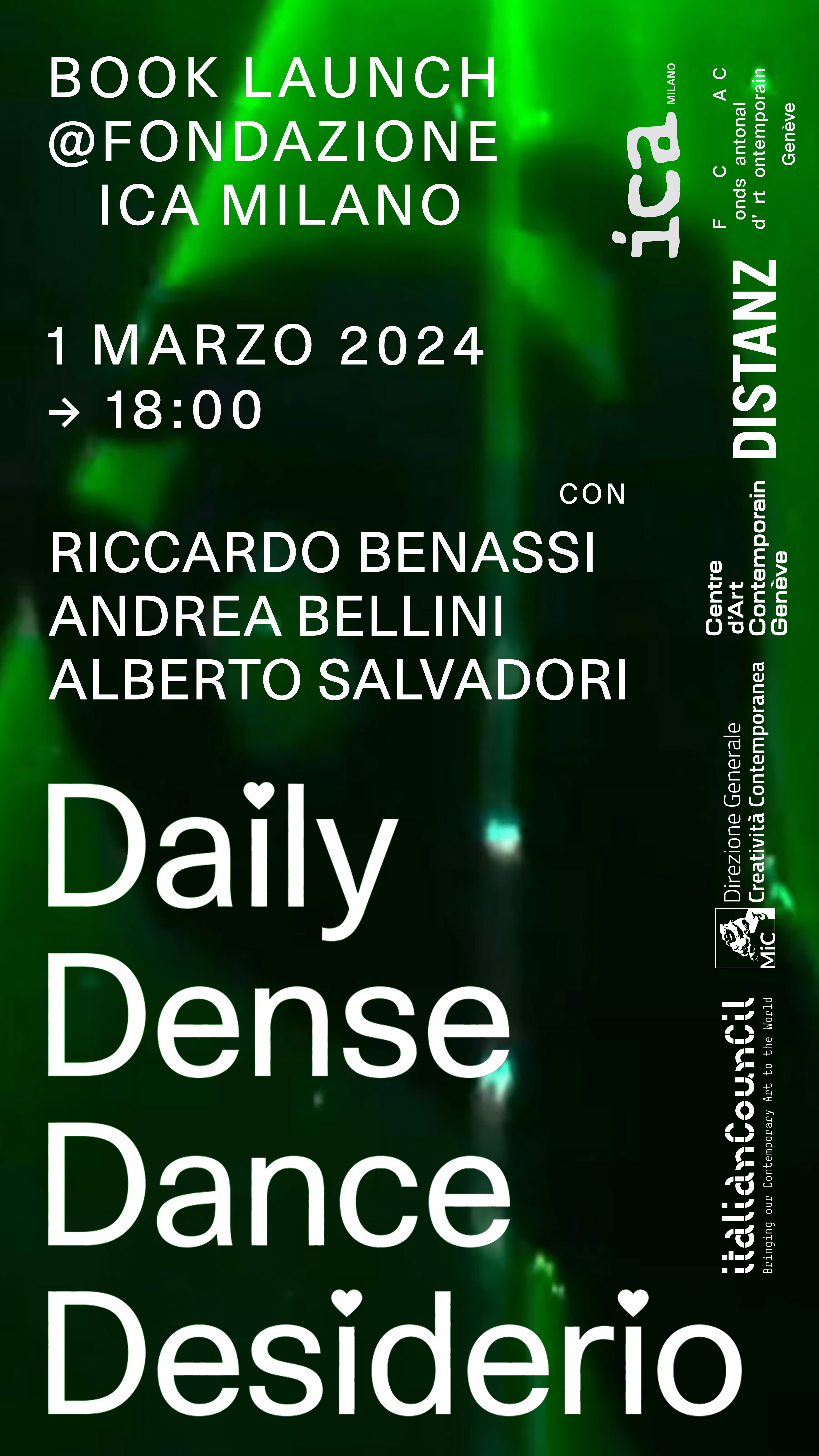 Book launch Daily Dense Dance Desiderio
